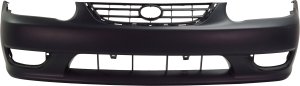 Front Bumper Cover for 2001-2002 Toyota Corolla, Primed (Ready to Paint), Replacement