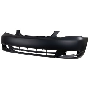 Front Bumper Cover for Toyota Corolla 2003-2004, S Model, Primed (Ready to Paint), with Signal Light Holes, Replacement