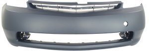 Front Bumper Cover for Toyota Prius 2004-2009, Primed (Ready to Paint), Replacement