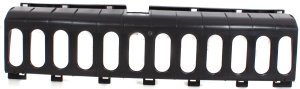 Front Reinforcement Bumper Cover Moulding in Black for Toyota Sequoia 2005-2007, Replacement