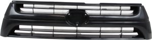 Grille for 2001-2002 Toyota 4Runner, Textured Black Shell and Insert, Plastic, Replacement