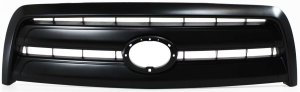 Grille for Toyota Tundra 2003-2006, ABS Plastic, Painted Black Shell and Insert, Suitable for Regular/Access Cab, Base Model, Replacement