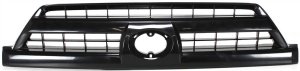 Textured Black Plastic Grille for 2003-2005 Toyota 4Runner, with Shell and Insert, Replacement