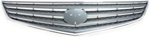 Chrome Shell with Painted Gray Insert Grille for Toyota Solara, 2002-2003 Model, Replacement