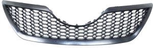 Grille for 2007-2009 Toyota Camry SE Model, Painted Black Shell and Insert, Replacement