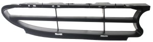 Front Bumper Grille for Toyota Corolla 1998-2000, Right (Passenger), Paintable, Plastic, Replacement