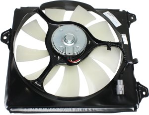 A/C Condenser Fan Shroud Assembly for Toyota Camry 2000-2001/ Lexus ES300 1999-2001, Right (Passenger), 6-Cylinder, Replacement