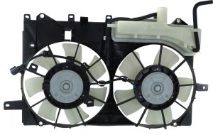 Radiator Fan Shroud Assembly for Toyota Prius 2004-2009, Includes Coolant Tank, Replacement