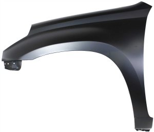 Front Fender for Toyota RAV4 2001-2005, Left (Driver), Primed (Ready to Paint), Without Molding Hole, Without Wheel Opening Flares, Replacement