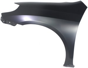 Front Fender for Toyota Matrix 2003-2008, Left (Driver), Primed (Ready to Paint), XR/XRS Models, with Rocker Molding Holes, Replacement