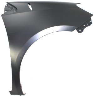 Front Fender for Toyota Sienna 2004-2010, Right (Passenger), Primed (Ready to Paint), with Antenna Hole, Replacement