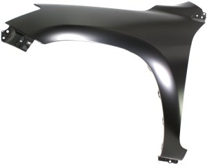 Front Fender for Toyota RAV4 (2006-2012), Left (Driver) Side, Primed (Ready to Paint), Suitable for Japan/North America Built Models, Without Fender Flare Holes, Replacement