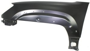 Front Fender Primed (Ready to Paint), Steel for Toyota 4Runner 2006-2009, Left (Driver), Replacement