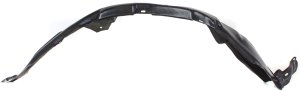 Front Fender Liner for Toyota RAV4 2006-2012, Right (Passenger) Side, Plastic, Vacuum Form, Japan Built Vehicle, with Wheel Opening Flares, Replacement