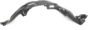 Front Fender Liner for Toyota RAV4 2006-2012, Left (Driver), Plastic, Vacuum Form, Japan Built Vehicle, with Wheel Opening Flares, Replacement