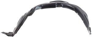 Front Fender Liner for Toyota RAV4 2006-2012, Left (Driver) Side, Plastic, Vacuum Form, Built for North America, without Wheel Opening Flares, Replacement