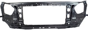 Radiator Support Assembly for Toyota 4Runner 2003-2005, Black Steel, Compatible with 6-Cylinder/8-Cylinder, Replacement