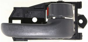 Front Interior Door Handle for Toyota Camry 1997-2001/Sienna 1998-2003, Right (Passenger), Gray Lever, without Case, Built in Japan/USA (=Rear), Replacement
