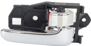 Front Interior Door Handle with Chrome Lever for Toyota Camry 1997-2001, Sienna 1998-2003, Right (Passenger), Compatible with Japan/USA Built Models, Replacement