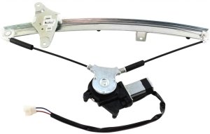 Front Window Regulator for Toyota Camry 1992-1996 Sedan, Left (Driver), Power with Motor, Replacement