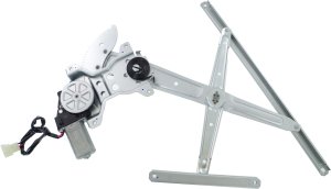 Front Window Regulator for Toyota Land Cruiser 1991-1997, Right (Passenger), Power, with Motor, Replacement