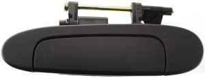 Rear Exterior Door Handle for Toyota Echo 2000-2005, Left (Driver), Smooth Black, Replacement