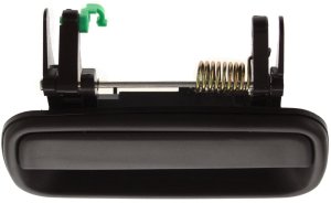 Textured Black Rear Exterior Door Handle for Toyota Tacoma 2001-2004, Right (Passenger), Replacement