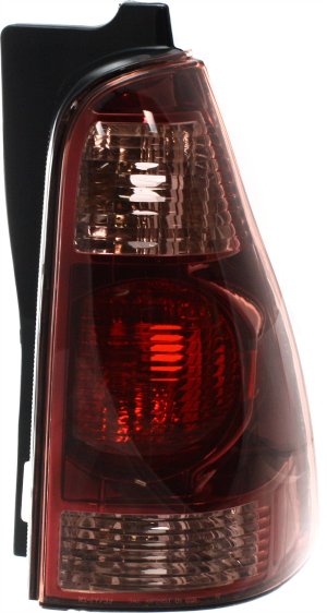Tail Light Lens and Housing for Toyota 4Runner 2003-2005, Right (Passenger) Side, Replacement