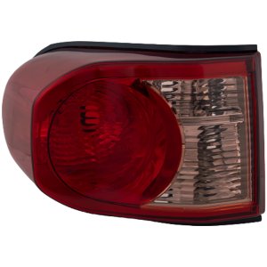 Tail Light Lens and Housing for Toyota FJ Cruiser 2007-2011, Left (Driver) Side, Replacement