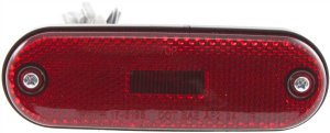 Rear Side Marker Reflector Light Assembly for Toyota RAV4 1996-2000, Right (Passenger), Replacement