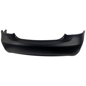 Rear Bumper Cover for Toyota Yaris Sedan, 2007-2012, Primed (Ready to Paint), Replacement