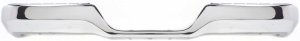 Step Bumper, Face Bar and Pad for 1989-1995 Toyota Pickup, Chrome, with Pad Provision and Mounting Bracket Included, Suitable for All Cab Types, USA Built, Deluxe Level Trim, with Bracket, Replacement