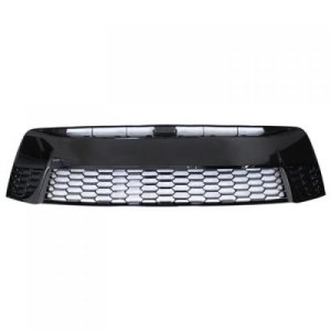 Front Bumper Grille for Toyota Sienna SE Model (2018-2020), Black, Without Around View Monitor, Replacement