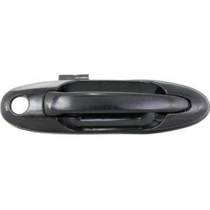 Right (Passenger) Front Outer Door Handle for 2000 - 2007 Toyota Sequoia, Smooth Black; OEM Code 202 Replacement with Part Number: 6921034050C0