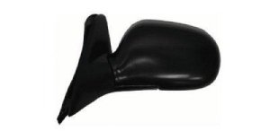 Left (Driver) Outside Side View Mirror Assembly for 1993 - 1997 Toyota Corolla Base Model 4 Door Sedan, Black,  8794002061, Replacement