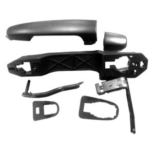Rear Right (Passenger) Exterior Door Handle for 2002 - 2006 Toyota Camry, USA Built with Frame and Cover, Paint To Match,  69211AA020C0-PFM, Replacement