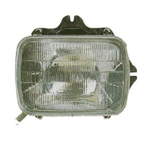 Right (Passenger) Headlight Assembly Sealed Beam for 1984 - 1986 Toyota 4Runner, Front Replacement Housing / Lens / Cover, Halogen,  8111080375, Replacement