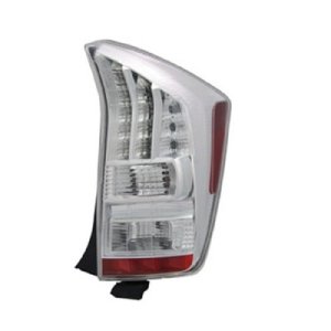 Right Passenger Tail Lamp lens/housing for 2010 - 2011 Toyota Prius, Rear Tail Light Assembly Replacement Housing / Lens / Cover, Includes Lens; 8155147111, Replacement