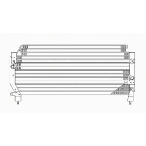 A/C Condenser for 1993 - 1998 Toyota T100,  8846034020, Replacement