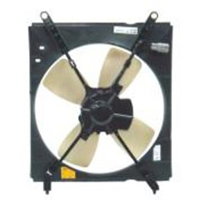 Radiator Fan Motor for 2002 - 2004 Toyota Camry, Left Side with 5 Blade Fan, Right Side with 7 Blade Fan, USA Built,  163630H010, Replacement