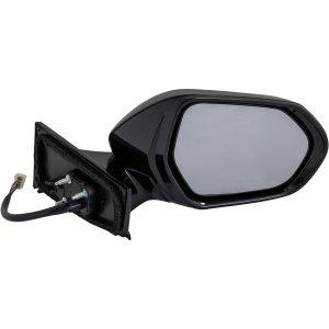 Power Mirror for Toyota Prius Prime 2017-2018, Right (Passenger), Manual Folding, Heated, Paintable, with Signal Light, without Auto Dimming, Blind Spot Detection, and Memory, Replacement