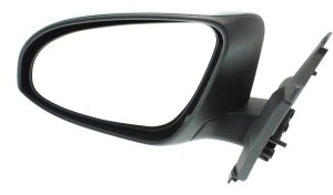 Mirror for Toyota Yaris 2015-2019, Left (Driver) Side, Manual Adjust, Manual Folding, Non-Heated, Paintable, Hatchback, France Built Vehicle, Replacement