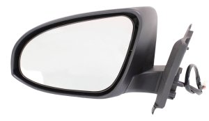Power Heated Mirror for Toyota Yaris Hatchback 2015-2019, Left (Driver), Manual Folding, Paintable, Made for France Built Vehicle, Replacement