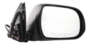 Power Mirror for Toyota Highlander 2008-2013, Right (Passenger), Manual Folding, Heated, Paintable with Puddle Light, Hybrid/Non-Hybrid (2008-2010 Japan Built), Replacement