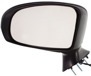 Power Mirror for Toyota Venza 2009-2012, Left (Driver), Manual Folding, Heated, Paintable, Replacement