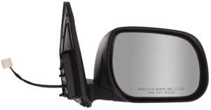 Power Mirror for Toyota RAV4 2009-2012 Right (Passenger) Side, Manual Folding, Non-Heated, Paintable, without Signal Light, Excludes Limited Model, Suitable for Japan Built Vehicle, Replacement