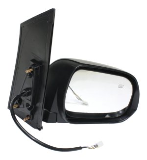 Power Mirror for Toyota Sienna 2011-2012, Right (Passenger) Side, Manual Folding, Heated, Paintable, Without Signal Light, Replacement