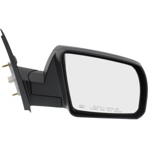 Power Mirror for Toyota Tundra 2014-2021, Right (Passenger) Side, Non-Towing, Manual Folding, Heated, Textured, without Signal Light, with C. C. Specification, without Lane Change Assist, Replacement