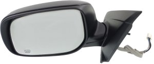 Power Mirror for Toyota Matrix 2009-2014, Left (Driver), Manual Folding, Heated, Paintable, Replacement