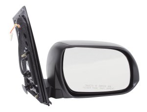 Power Mirror for Toyota Sienna 2011-2014, Right (Passenger) Side, Manual Folding, Non-Heated, Textured Finish, without Memory Function, Replacement